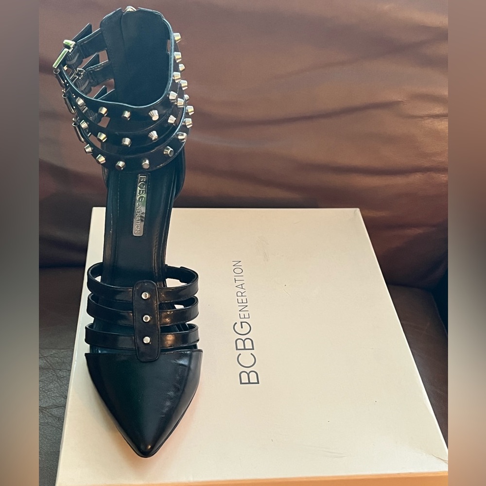 BCBG Clemento black leather boitie - Picture 3 of 3